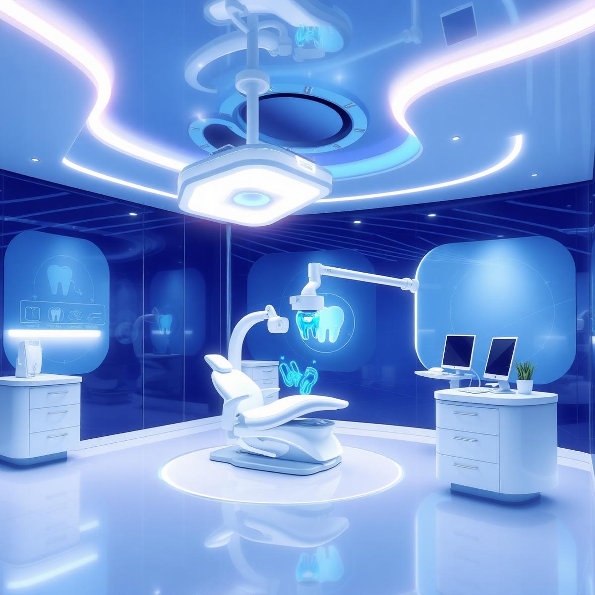 Modern digital dental clinic